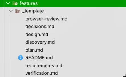 The documents in the "Documentation Framework" Sol and I built