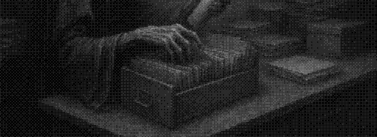 AI slop depicting a skeletal lich browsing a folder cabinet