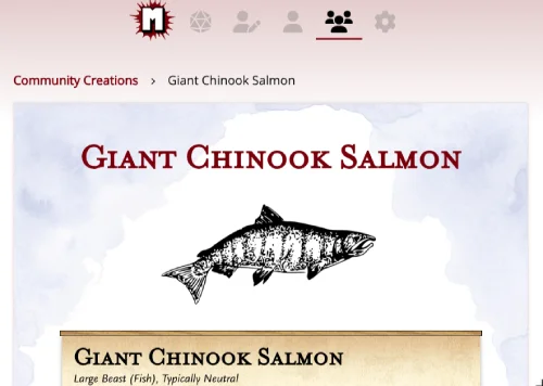 The Giant Chinhook Salmon by Ladyofrabbits